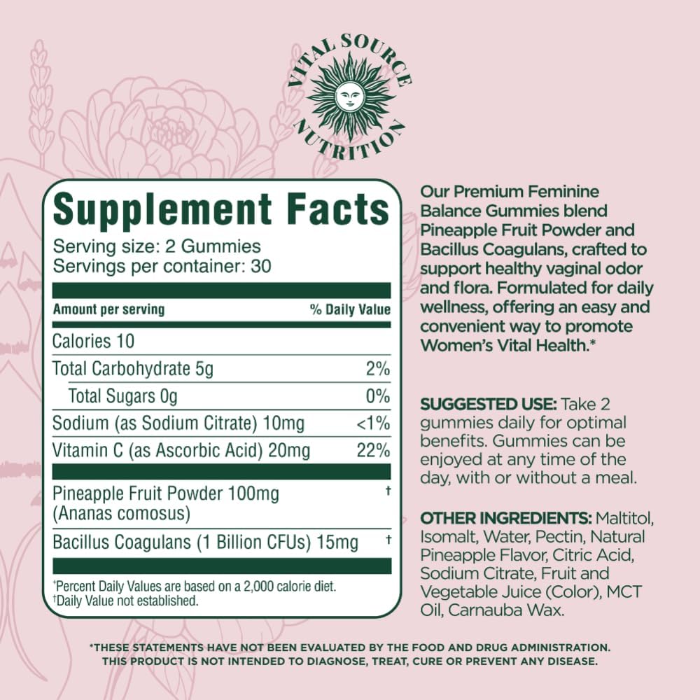 Feminine Balance Gummies for Women