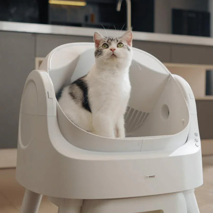 Autoscooper Open-Top Odorless Cat Litter Box