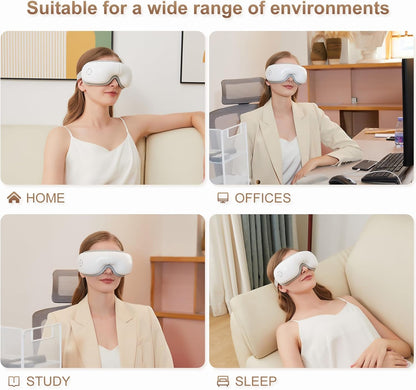 Heated Eye Massager Mask with Bluetooth