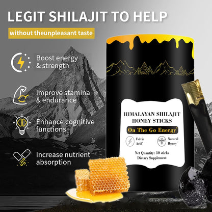 Himalyan Shilajit GOLD Honey Sticks