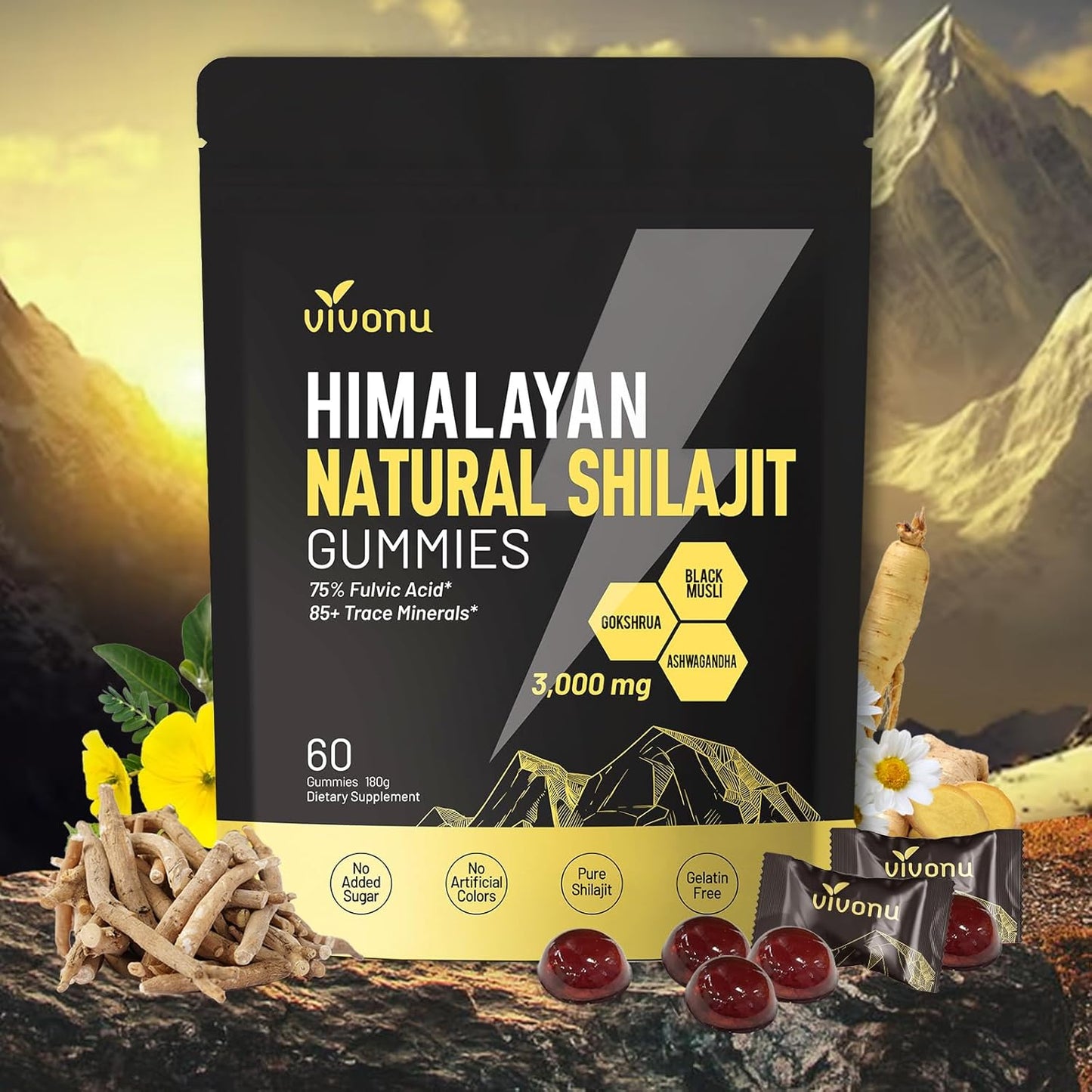 Pure Himalayan Shilajit Gummies