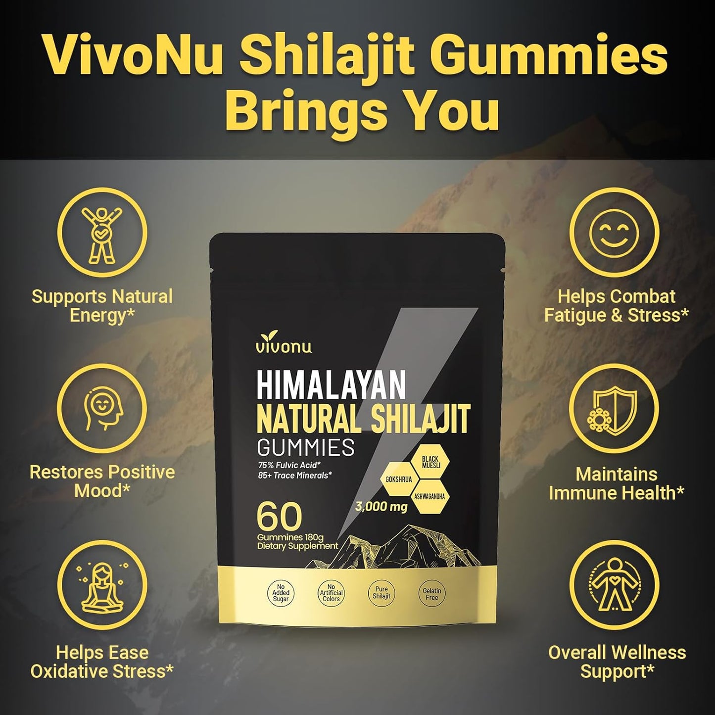 Pure Himalayan Shilajit Gummies
