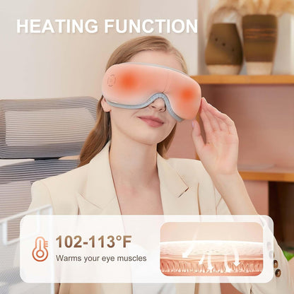 Heated Eye Massager Mask with Bluetooth