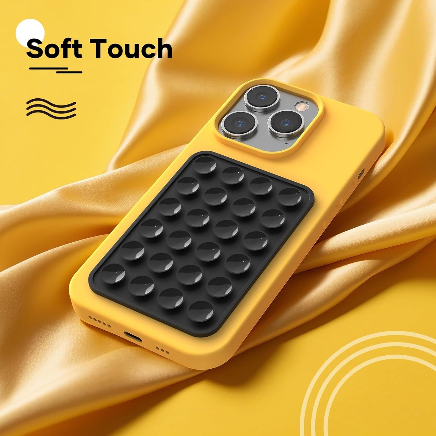 Silicone Sticky Phone Grip Suction Mount