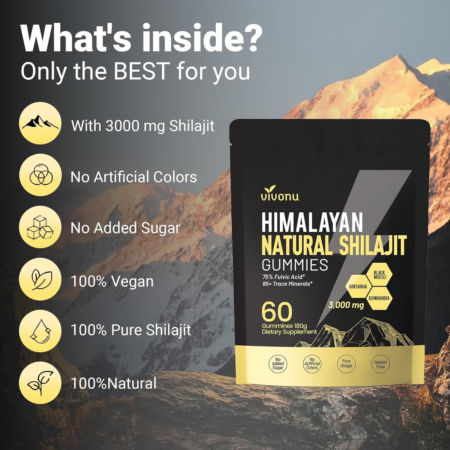 Pure Himalayan Shilajit Gummies
