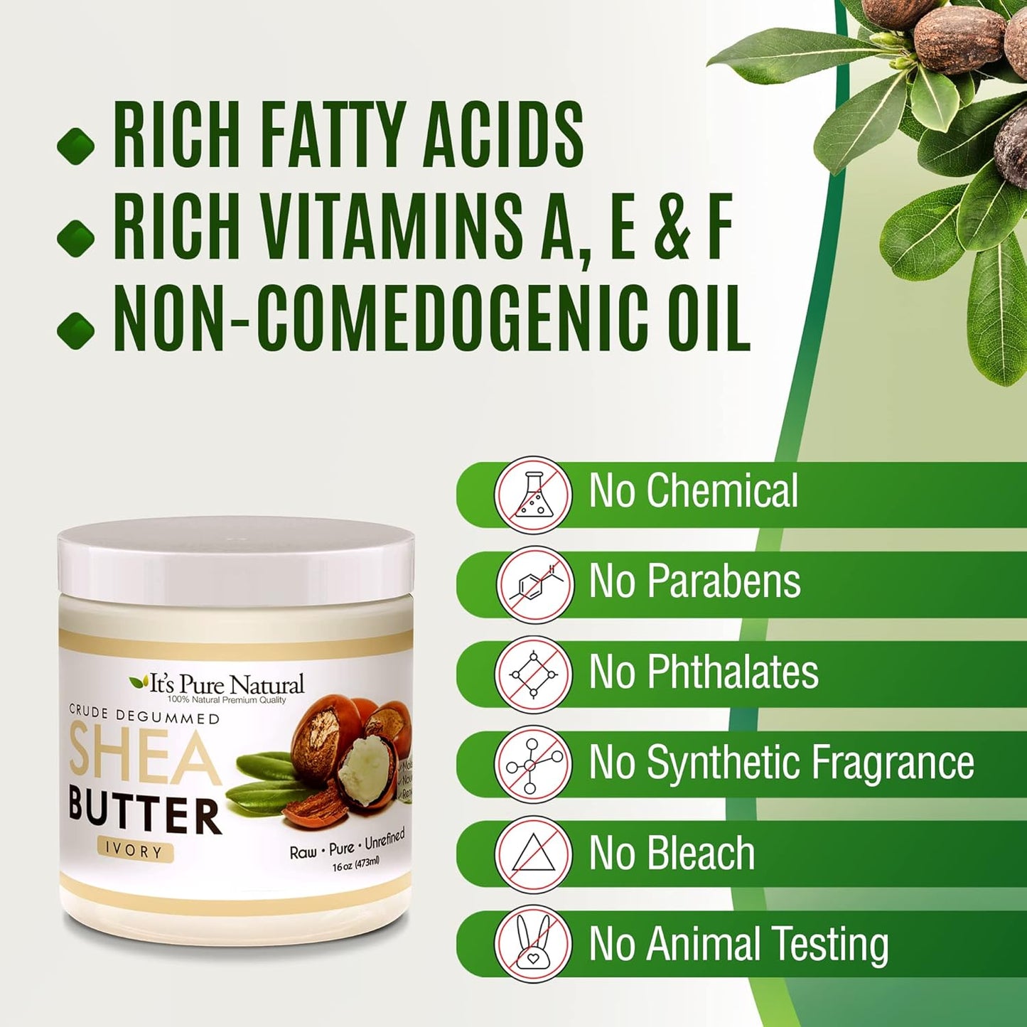 Luxurious Crude & Degumed Shea Butter- Natures Ultimate Skin Nourisher