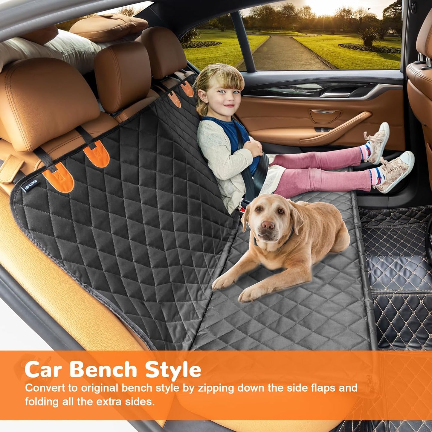 Waterproof Heavy-Duty Pet Car Seat Cover