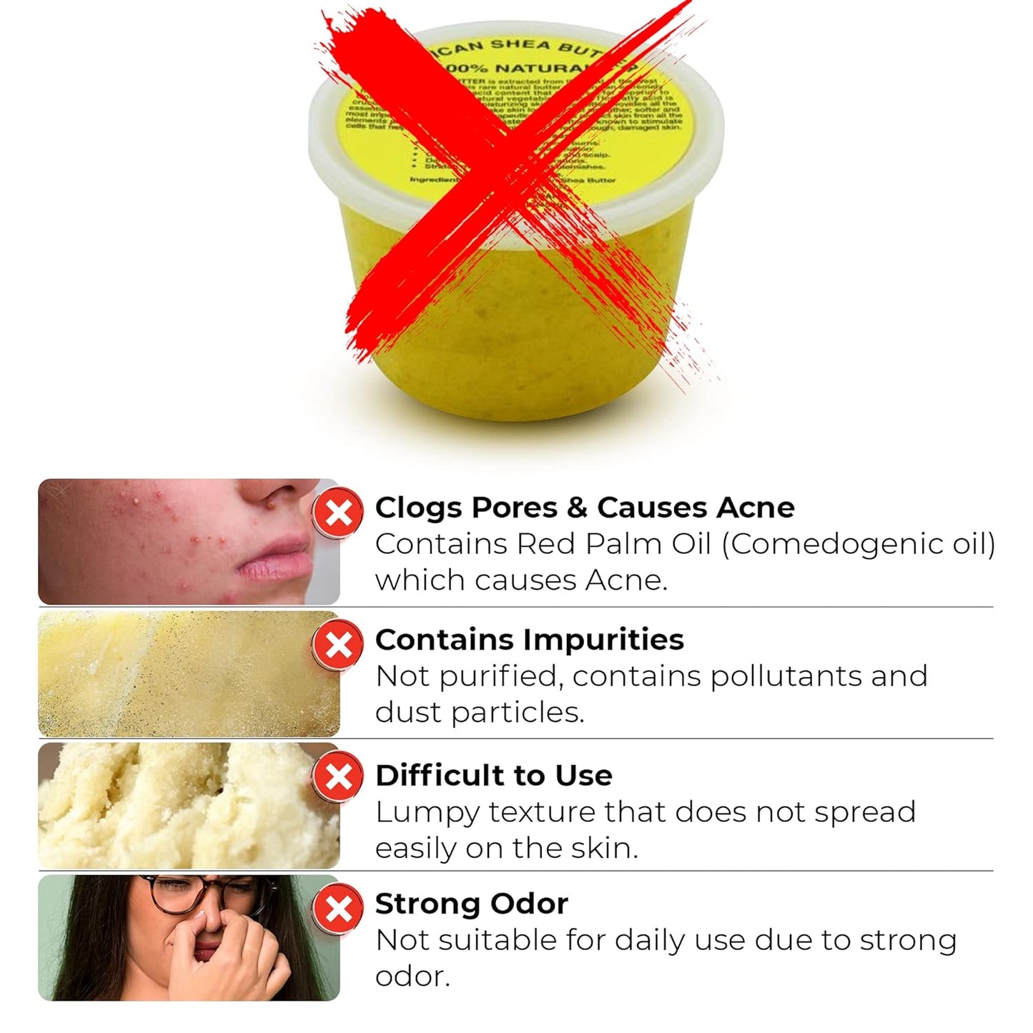 Luxurious Crude & Degumed Shea Butter- Natures Ultimate Skin Nourisher