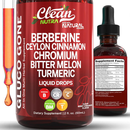 Organic Ceylon Cinnamon Berberine Liquid Drops