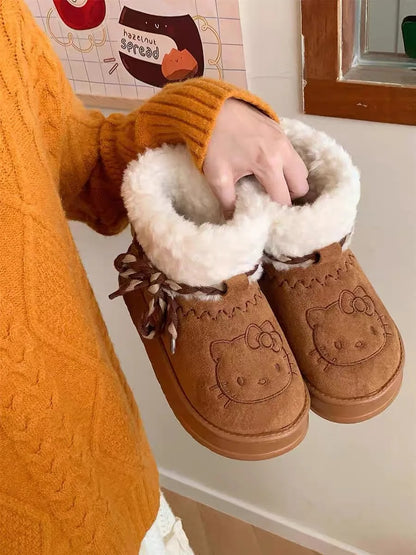 Hello Kitty Snow Sherpa Boots