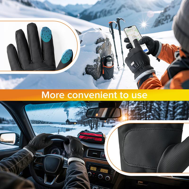 Viyawise Winter Waterproof Gloves – Warm Touchscreen